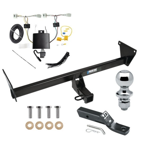Custom Fit Trailer Hitch Wiring Harness (Plug & Play) 2" Drop Ball-Mount w/ Pin/Clip 1-7/8" Chrome Ball Installation Hardware Installation Instructions 84624 118871 23 63816 Reese Trailer Tow Hitch 2023 Mazda CX-50 2" Receiver Complete Reese Trailer Tow Hitch For 23-24 Mazda CX-50 2" Receiver Complete Package w/ Wiring and 1-7/8" Ball
