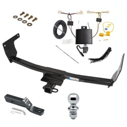 Reese Trailer Tow Hitch For 19-24 Toyota RAV4 2" Receiver Complete Package w/ Wiring and 1-7/8" Ball