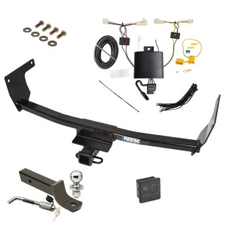 Reese Trailer Tow Hitch For 19-23 Toyota RAV4 Deluxe Package Wiring 2" Ball Mount and Lock