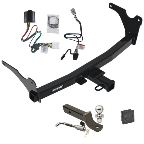 Reese Trailer Tow Hitch For 2024 Toyota Grand Highlander Deluxe Package Wiring 2" Ball Mount and Lock Reese Trailer Tow Hitch For 2024 Toyota Grand Highlander Deluxe Package Wiring 2" Ball Mount and Lock