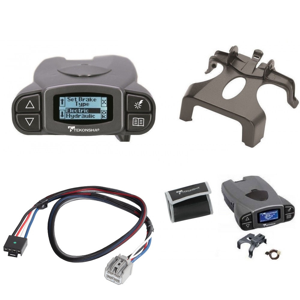 Tekonsha Prodigy P3 Trailer Brake Control for 11-23 Dodge Durango Jeep Grand Cherokee 17-23 Chrysler Pacifica w/ Plug Play Wiring Adapter Proportional Eletric Trailer Brakes Module Box Controller Tekonsha Prodigy P3 Trailer Brake Control for 11-23 Dodge Durango Jeep Grand Cherokee 17-23 Chrysler Pacifica w/ Plug Play Wiring Adapter Proportional Eletric Trailer Brakes Module Box Controller