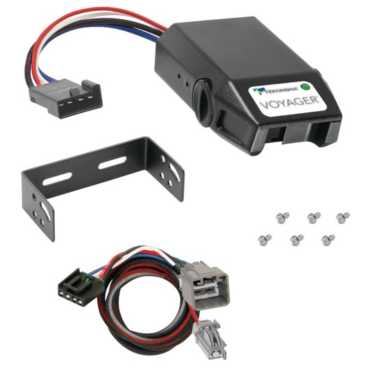 Trailer Brake Control for 13-14 RAM 1500 2500 3500 w/ Plug Play Wiring Adapter Tekonsha Voyager Eletric Trailer Brakes Module Box Controller
