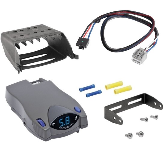 Trailer Brake Control for 11-23 Dodge Durango Jeep Grand Cherokee 17-23 Chrysler Pacifica w/ Plug Play Wiring Adapter Tekonsha Prodigy P2 Eletric Trailer Brakes Module Box Controller Trailer Brake Control for 11-23 Dodge Durango Jeep Grand Cherokee 17-23 Chrysler Pacifica w/ Plug Play Wiring Adapter Tekonsha Prodigy P2 Eletric Trailer Brakes Module Box Controller