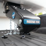 94920 Reese Goose Box 5th Fifth Wheel Hitch Pin Box Air Ride 20000 lbs. Capacity Fits Lippert (1621 1716 0719) Fabex PB 600 Series Reese 94920 20K Goose Box (Gen3), Pin Box Convert Fifth Wheel King Pin Hitch to Gooseneck Coupler For Lippert 1621, 1716, 0719, Fabex PB 600 and Rhino Bolt Hole Pattern