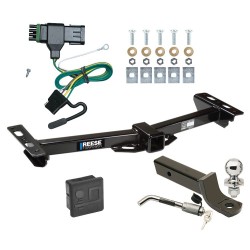 Reese Trailer Tow Hitch For 88-00 Chevy GMC C/K w/Aftermarket Roll Pan Deluxe Package Wiring 2" Ball Mount and Lock Reese Trailer Tow Hitch For 88-00 Chevy GMC C/K w/Aftermarket Roll Pan Deluxe Package Wiring 2" Ball Mount and Lock