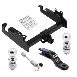 Custom Fit Trailer Hitch3" Drop Ball Mount2-5/16" and 2" Chrome Ball Dogbone Style Towing LockInstallation Hardware Installation Instructions 96953 45322 63840 63830 63252 Reese Trailer Tow Hitch 19-23 F-350 F-450 F-550 Cab and Chassis 2-5/ Reese Trailer Tow Hitch For 19-23 Ford F-350 F-450 F-550 Cab and Chassis w/ 2-5/16" and 2" Ball 10" Long 3" Drop Draw Bar and Towing Lock