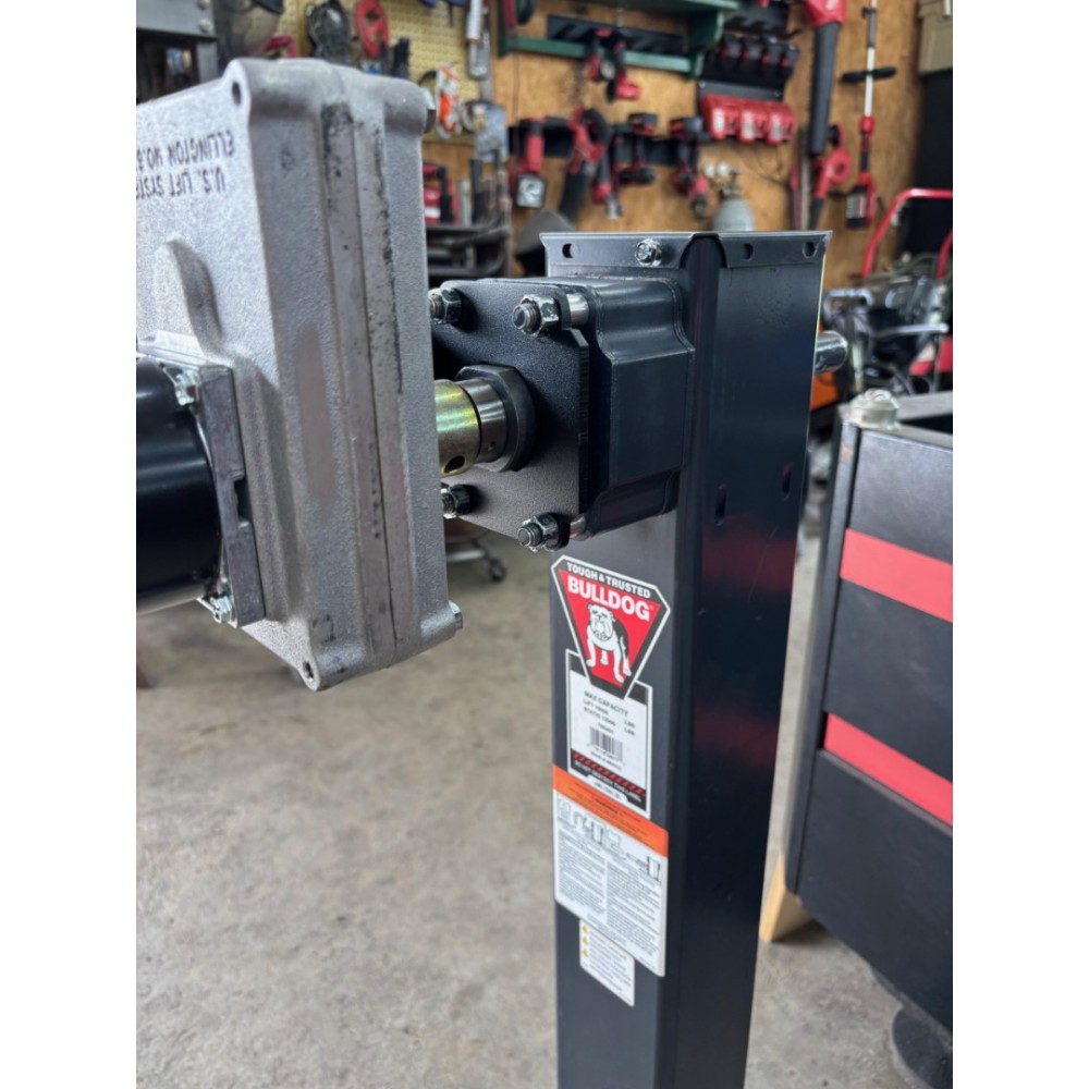 Magnum Lift Systems two-speed electric jack conversion kit for trailers, heavy-duty power jack upgrade