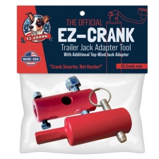 EZ-CRANK Drill Attachment for Topwind Trailer Jacks (9/16″ or 3/4″ stud), fits Bulldog, Pro Series, Ram, Curt, and Fulton