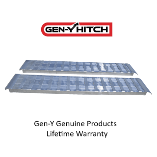 GEN-Y Hitch 8 Ft Extreme Duty Aluminum Loading Ramps Set – 15x96, 7K lb Capacity Each