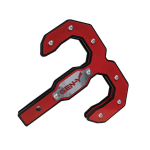 Gen-Y Hulk GH-0074 32K Tow Hook and Hitch Step for 2.5" Hitch Receiver Gen-Y Hulk 32K Tow Hook and Hitch Step for 2.5" Receiver – Red and Black