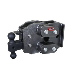 GEN-Y Victory Lane 40K Pintle Hitch Channel Mount Adjustable Trailer Hitch 32K Towing 4K–6K TW Class C Toterhome Heavy Duty Truck TJ-GH-10082