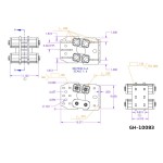GEN-Y Victory Lane 40K Channel Mount Pintle Hitch with Torsion-Flex GEN-Y Victory Lane 40K pintle hitch adjustable channel mount for Class C motor coach