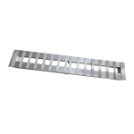 GEN-Y 8 Ft Foldable Aluminum Loading Ramp 3000 lb Capacity for Trucks and Trailers