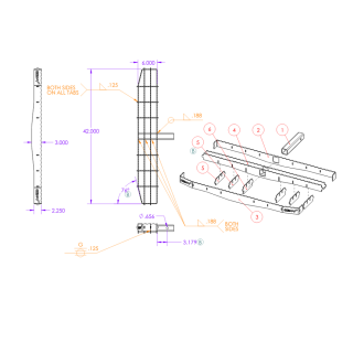 GEN-Y 42″ Serrated Van Hitch Step 600 lb Heavy-Duty GEN-Y 42 inch serrated van hitch step with 2 inch shank, heavy-duty 600 lb capacity