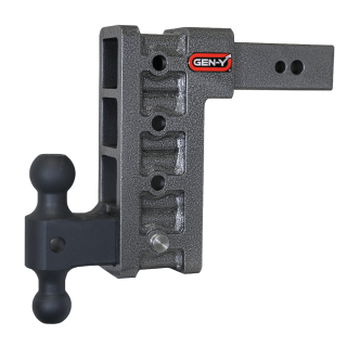 GEN-Y Mega-Duty 32K 9" Drop Dual-Ball Trailer Hitch GEN-Y Mega-Duty 32K 9 inch drop adjustable dual-ball trailer hitch