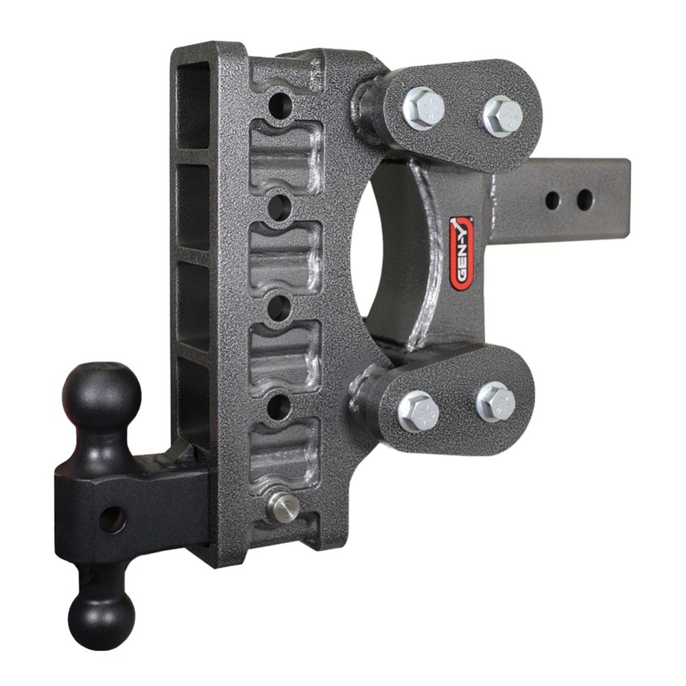 GEN-Y BOSS 32K Torsion-Flex 9″ Drop Adjustable Hitch Dual-Ball GEN-Y The BOSS 32K Torsion-Flex 9 Inch Drop Adjustable Trailer Hitch Dual Ball 3 Inch Receiver