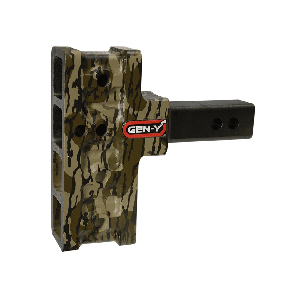 GEN-Y 10K 2" Offset Shank Hitch 5" Drop Mossy Oak Camo Limited Edition GEN-Y Mega-Duty 10K 2 Inch Offset Shank Hitch Mossy Oak Camo 5 Inch Drop
