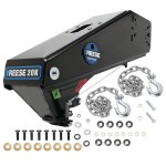 Reese Goose Box 20k w/ Safety Chains Gen 3 Easy Installation Replaces 94720 94622 For Short Long Bed Trucks Gooseneck Adapter for Lippert Fabex Rhino Keystone Jayco Forest River Grand Design + Other Fifth Wheels and Pin Boxes Reese Goose Box 20k w/ Safety Chains Gen 3 Easy Installation Replaces 94720 94622 For Short Long Bed Trucks Gooseneck Adapter for Lippert Fabex Rhino Keystone Jayco Forest River Grand Design + Other Fifth Wheels and Pin Boxes