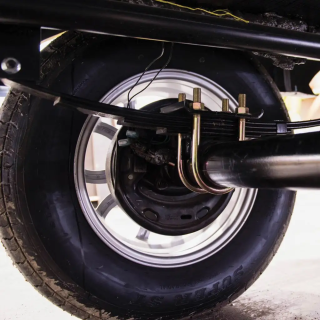 Lippert 3,500 lb Tandem Axle Suspension Kit (1.75" Tube, 4,000 lb Leaf, Tall Equalizer) Lippert Tandem Axle 3,500 lb 1.75" Tube Suspension Kit, 4,000 lb Leaf Springs, Tall Equalizer