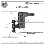 GEN-Y Mega-Duty 32K 12″ Drop Dual-Ball Adjustable Trailer Hitch GEN-Y Mega-Duty 32K 12-inch drop adjustable dual-ball trailer hitch for 3-inch receiver