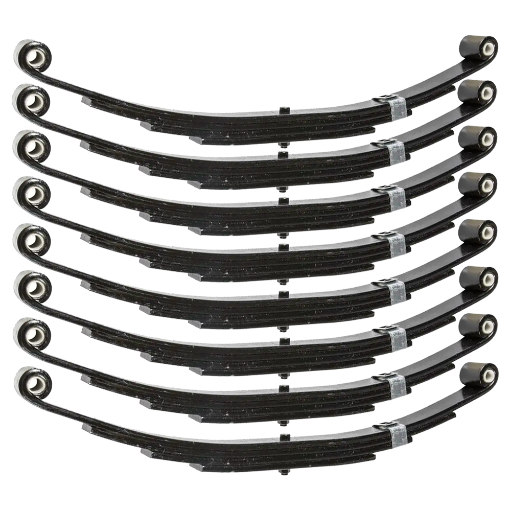 Lippert Double-Eye Leaf Springs 8-Pack 26" 2,200 lbs Dexter 072-078-00 Lippert 8-Pack Quad Double-Eye Leaf Spring Set 26" Loaded 2,200 lbs Dexter 072-078-00