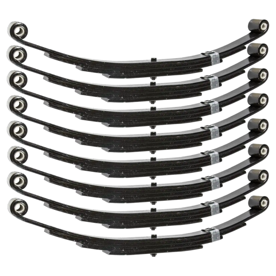 Lippert Double-Eye Leaf Springs 8-Pack 26" 2,200 lbs Dexter 072-078-00 Lippert 8-Pack Quad Double-Eye Leaf Spring Set 26" Loaded 2,200 lbs Dexter 072-078-00