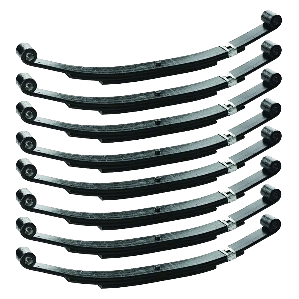 Lippert 8-Pack Double-Eye Leaf Springs 24 Inch 2,500 lbs Dexter Compatible Lippert 8-Pack Double-Eye Leaf Springs 24 Inch 2,500 lbs Dexter Compatible