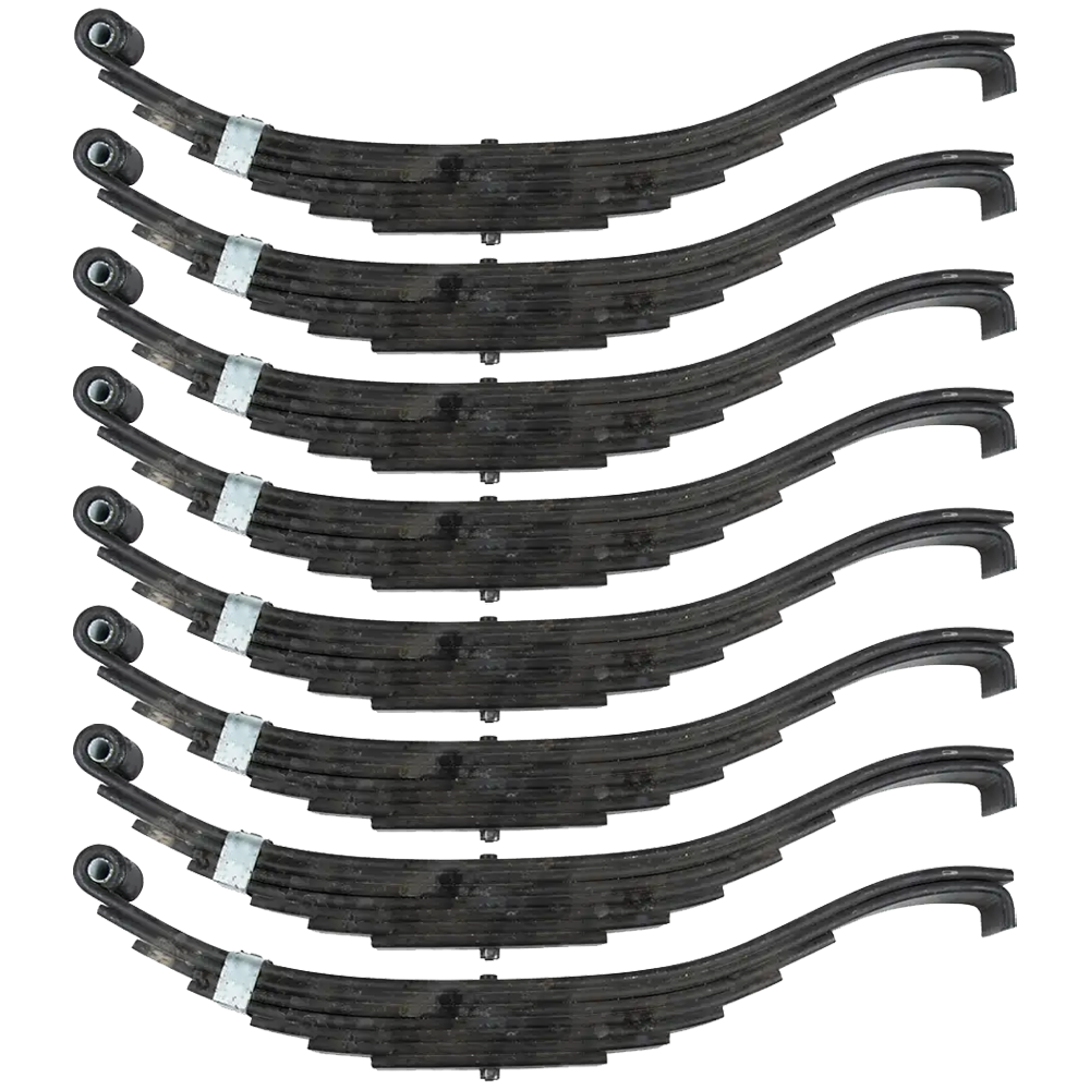 Lippert 25 Inch Slipper Spring Replacement 8-Pack for 4,000-lb Axles Lippert 25 Inch Slipper Spring 8-Pack for 4,000-lb trailer axles with 7-leaf eye-to-slipper