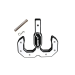 GEN-Y Hulk 16K Tow Hook and Hitch Step – 2" Receiver – White – GH-0070-W GEN-Y Hulk Tow Hook Hitch Step 16K Capacity with GH099 Pin and GH011 Clip – White