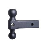 GEN-Y 10K Dual-Ball Mount 2" Shank 1.5K TW Adjustable Heavy Duty Trailer Hitch Attachment GEN-Y 10K Dual-Ball Mount 2-Inch Shank 1.5K TW Heavy Duty Adjustable Trailer Hitch