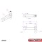 GEN-Y 10K Dual-Ball Mount 2 Inch Shank 12 Inch Length Adjustable Hitch