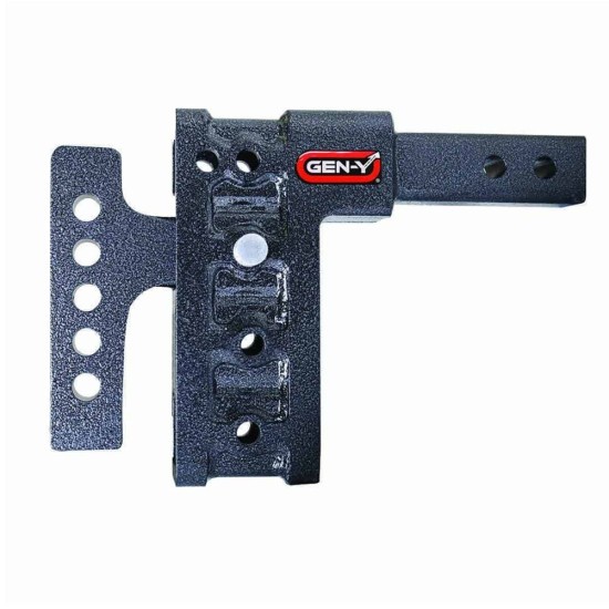 GEN-Y 2.5" Receiver Drop Shank – 32K GTW, 3.5K Tongue Weight, 7-3/4" Long GEN-Y 32K weight distribution drop shank for 2.5 inch receiver, 7-3/4" long