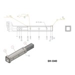 GEN-Y Hitch Extender 14" Length – 2" Shank, 10K Capacity, Heavy Duty Steel GEN-Y 14 Inch Hitch Extender for 2 Inch Receiver – 10K Towing, 500 lb TW