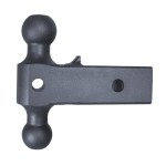 GEN-Y 21K Dual-Ball Adjustable Trailer Hitch – 2.5" Shank, 3K TW GEN-Y 21K Dual-Ball Mount for 2.5 Inch Hitch – Heavy Duty Adjustable Steel Hitch