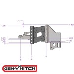 GEN-Y 32K Adjustable Torsion-Flex Coupler with 5-Position Channel GH10003 GEN-Y 32K Adjustable Trailer Coupler with Contractor Torsion-Flex GH10003