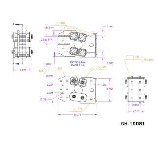 GEN-Y Victory Lane 40K Torsion-Flex Channel-Mount Pintle Hitch with 2″ & 2-5/16″ Versa Ball
