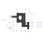 GEN‑Y BOSS 10K Torsion‑Flex 10″ Drop Dual‑Ball Trailer Hitch GEN‑Y BOSS 10K Torsion‑Flex 10-inch drop dual-ball trailer hitch in silver‑vein finish