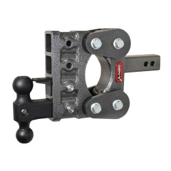 GEN-Y The BOSS 10K Torsion-Flex 5 Inch Drop Adjustable Trailer Hitch w/ Pintle Lock Dual-Ball 2 Inch Tow Receiver Mount 1.1K TW Heavy Duty Truck TJ-GH-1024 GH-031 GH-032