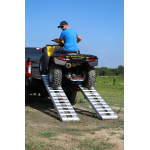 GEN-Y Aluminum 8 Foot Folding Loading Ramps – 6,000 LB Capacity GH-102595 GEN-Y 8 Ft Folding Aluminum Loading Ramps Set – 6,000 LB Capacity Pair GH-102595