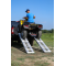 GEN-Y 8 Foot Heavy Duty Aluminum Loading Ramp – Foldable Truck Bed Accessory GEN-Y 8 Ft Foldable Aluminum Loading Ramp 3000 lb Capacity for Trucks and Trailers