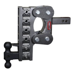GEN-Y The BOSS 10K Torsion-Flex 10 Inch Drop Adjustable Trailer Hitch w/ Pintle Lock Dual-Ball 2 Inch Tow Receiver Mount 1.1K TW Heavy Duty Truck TJ-GH-1026 GH-031 GH-032