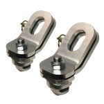 GEN-Y Safety Chain Anchor Pair OEM Puck Ford GMC Dodge GEN-Y plate style safety chain anchor assembly pair for Ford GMC truck bed