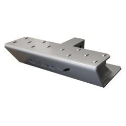 GEN-Y Hitch Aluminum Skid Plate – Clear Coated with 2" Shank Heavy Duty Hitch Accessories for Towing TJ-GH-103629
