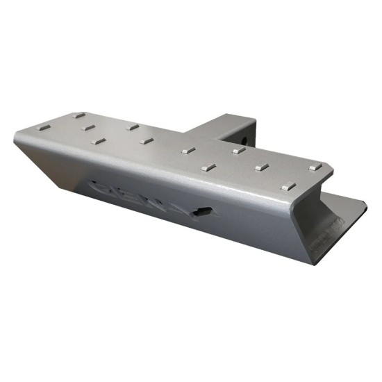 GEN-Y Hitch Skid Plate – 2" Shank Clear Coated Aluminum Hitch Guard GEN-Y Aluminum Skid Plate with 2 Inch Shank – Heavy Duty Hitch Protector
