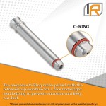 Gen‑Y Trailer Receiver Tow Hitch Lock Set 3‑Pack 5/8x3‑1/8in Stainless Steel Anti‑Theft