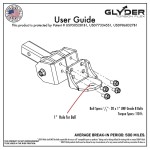 GEN-Y Glyder 7K Torsion-Flex Drop Hitch with 2 Inch Shank and Ball Platform