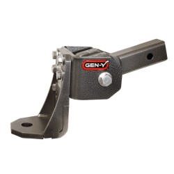 GEN-Y Glyder Torsion-Flex 7K 2 Inch Shank 6 Inch Drop Hitch w/ Ball Platform 1 Inch Mounting Hole .4K–.7K TW TJ-GH-12005