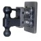 GEN-Y Mega-Duty 16K bolt-on adjustable drop hitch with pintle lock and dual ball mount