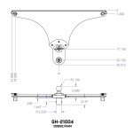 GEN-Y Gooseneck Trailer Hitch 5″ Offset Ball Mount for RAM 2500/3500 GEN-Y Gooseneck Hitch 5″ Offset Extended Ball Mount for RAM 2500 3500 OEM Puck System