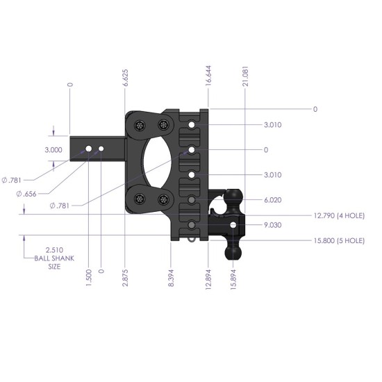GEN-Y BOSS 32K Torsion-Flex 9″ Drop Adjustable Hitch Dual-Ball GEN-Y The BOSS 32K Torsion-Flex 9 Inch Drop Adjustable Trailer Hitch Dual Ball 3 Inch Receiver